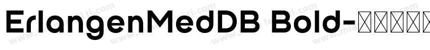 ErlangenMedDB Bold字体转换